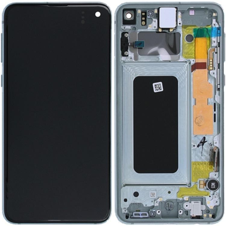SAMSUNG GALAXY S10 G973F 全新 带框总成 棱镜绿色 (SERVICE PACK)