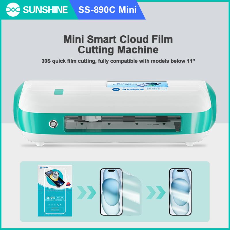 新讯 SS-890C MINI 多功能智能云膜切割机 适用于11英寸以下手机/手表/AIRPODS/相机/IPAD等前后膜