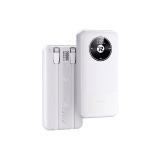 REMAX RPP-38 22.5W 充电宝 20000MAH + LED 数显 + 自带 TYPE-C / LIGHTNING 白色