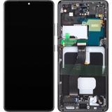 SAMSUNG GALAXY S21 ULTRA 5G G998B 全新全原 带框总成，黑色 / 幻影黑 (SERVICE PACK)