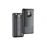 REMAX RPP-38 22.5W 充电宝 20000MAH + LED 数显 + 自带 TYPE-C / LIGHTNING 黑色