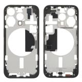 苹果 IPHONE 15 PRO 6.1 (A2848 A3101 A3102) A框 / 中框 黑色 OEM