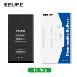 苹果 IPHONE 15 PLUS 6.7 国产 RELIFE 定制版 大容量电池 (4650 mAh) (可诊断电池 免焊接电池原排线 无“未知部件”提示) (需先升级到最新系统)