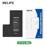苹果 IPHONE 15 PRO MAX 6.7 国产 RELIFE 定制版 大容量电池 (4780 mAh) (可诊断电池 免焊接电池原排线 无“未知部件”提示) (需先升级到最新系统)