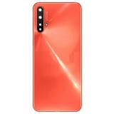 华为 NOVA 5 / NOVA 5 PRO (SEA-AL10 SEA-TL10) 原装 后盖 带相圈镜片，橙色