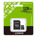 KINGSTON CANVAS SELECT PLUS SDCS3/128GB MICRO SD 闪存卡 读取速度 150MB/S