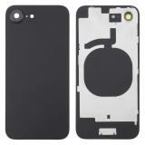 苹果 IPHONE 16E 6.1 (A3212 A3409 A3410 A3408) 后盖玻璃 带相圈玻璃，黑色 (无需拆板)