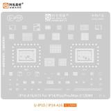 阿毛易修 IP 14 / A16 / A15 苹果 IPHONE 14 / 14 PLUS / 14 PRO / 14 PRO MAX 植锡钢网 (注意，实物如图)