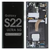 SAMSUNG GALAXY S22 ULTRA 5G S908B 全新 带框总成 黑色 / 幻影黑 (SERVICE PACK)