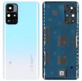 小米 REDMI NOTE 11S 5G (22031116BG) 原装 后盖 带相圈镜片，星空蓝 / 白色