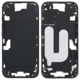 苹果 IPHONE 16 6.1 (A3287 A3081 A3286 A3288) A框 / 中框 黑色 OEM (不带拍照键+排线)