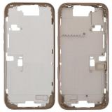 苹果 IPHONE 16 PRO 6.3 (A3293 A3083 A3292 A3294) A框 / 中框 金色 OEM (不带拍照键+排线)