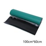 防静电台垫 橡胶垫 绿色耐高温工作维修皮实验室桌垫 橡胶板 规格 100厘米*60厘米