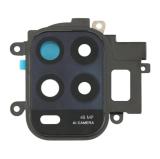 小米 MI 10 LITE 5G (M2002J9G) 相圈+镜片 黑色 (不带闪光灯塑料扣) (需要胶水贴合) 