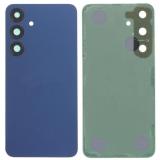 SAMSUNG GALAXY S25 PLUS / S25+ 5G S936B 后盖 带相圈镜片，深海蓝 / 深蓝色