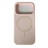 苹果 IPHONE 17 PRO MAX 液态硅胶 带磁吸 手机壳 粉色