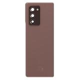 SAMSUNG GALAXY Z FOLD2 5G F916B 后盖 带相圈镜片，棕色