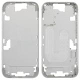苹果 IPHONE 16 6.1 (A3287 A3081 A3286 A3288) A框 / 中框 白色 OEM (不带拍照键+排线)
