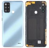 ZTE BLADE A52 后盖 带相圈镜片，蓝色