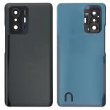 小米 11T 5G (21081111RG) / 11T PRO 5G (2107113SG 2107113SI) 后盖 带相圈镜片， 灰色 / 黑色 