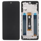 TCL 50 PRO NXTPAPER 5G (T803E T803D) 原装 带框总成 磨砂黑色 (磨砂的盖板)