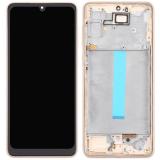 SAMSUNG GALAXY A33 5G A336B 带框总成 OLED屏幕 金色 OEM