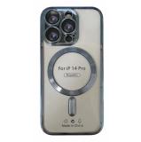 苹果 IPHONE 14 PRO 电镀磁吸 带镜头保护 手机壳 蓝色
