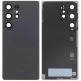 SAMSUNG GALAXY S25 ULTRA S938B 原装 后盖 带相圈镜片，黑色