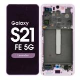 SAMSUNG GALAXY S21 FE 5G G990B 全新全原 带框总成，紫色 (SERVICE PACK)