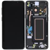 SAMSUNG GALAXY S9 G960F 带框总成 黑色 (官方售后全新屏 + 后装框) (非全原)