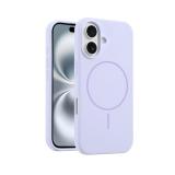 苹果 IPHONE 16 PLUS 液态硅胶 带磁吸 手机壳 紫色