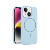 苹果 IPHONE 14 PLUS 液态硅胶 带磁吸 手机壳 蓝色