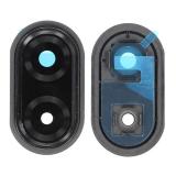 SAMSUNG GALAXY A07 A075B 相圈+镜片 黑色 (需要胶水贴合)