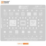 阿毛易修 SAM-17 SAMSUNG GALAXY S22 5G S901B / S22+ 5G S906B / S22 ULTRA 5G S908B 植锡钢网 (注意，实物如图)