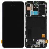 (SAMSUNG GALAXY A40 A405F 全新 带框总成 黑色) (SERVICE PACK)