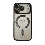 苹果 IPHONE 17 PRO 电镀磁吸 带镜头保护 手机壳 黑色