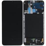 SAMSUNG GALAXY A70 A705F 全新 带框总成 黑色 (SERVICE PACK)