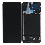 SAMSUNG GALAXY A70 A705F 带框总成 OLED屏幕 黑色 OEM