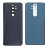 小米 REDMI NOTE 8 PRO (M1906G7I M1906G7G) (国内版 LOGO) 后盖 带相圈镜片， 黑色 / 灰色