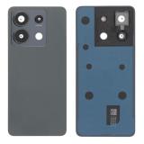 小米 REDMI NOTE 13 PRO 5G (2312DRA50C 2312CRAD3C 2312DRA50G 2312DRA50I) 原装 后盖 带相圈镜片， 黑色