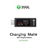 2UUL PW21 TYPE-C 迷你充电检测仪 带双向电流测试