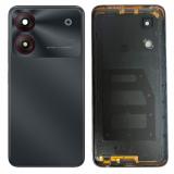 ZTE BLADE A34 后盖 带相圈镜片，灰色 / 黑色