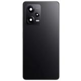 小米 REDMI NOTE 12 PRO 5G (22101316C 22101316I 23013RK75C 22101316G) 原装 后盖 带相圈镜片， 黑色