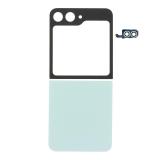 SAMSUNG GALAXY Z FLIP6 5G F741B 后盖 带相圈镜片，绿色 (一套2个)