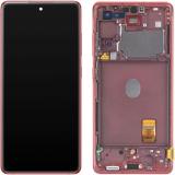SAMSUNG GALAXY S20 FE 5G / S20 LITE G781B 全新全原 带框总成+天线 云红色 / 红色 (SERVICE PACK)