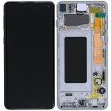 SAMSUNG GALAXY S10 G973F 带框总成 棱镜白色 （屏幕翻新 边框非原厂）