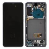 SAMSUNG GALAXY S21 5G G991B 全新 带框总成，灰色 / 幻影灰色 (SERVICE PACK)