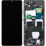 SAMSUNG GALAXY S21 ULTRA 5G G998B 全新 带框总成，黑色 / 幻影黑 (SERVICE PACK)