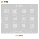 阿毛易修 QU-6 高通 QSC6270 / MDM9600 / MSM6260 / MSM7227 / QSC1110 / MDM6600 / MSM6246 / MSM8909W / QSC1105 / MDM8215 / MDM9215M / MSM7521 植锡钢网 0.12MM (注意，实物如图)