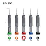 RELIFE RL-717A 火箭头螺丝刀套装 (0.8MM 五角 / 1.5MM 十字 / 0.6MM 三角螺丝刀 / 2.5MM 针头十字 / IP17 六角）